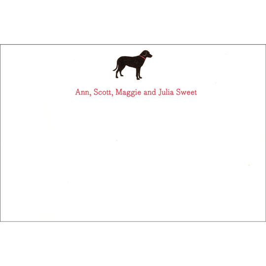 Fetch Flat Note Cards